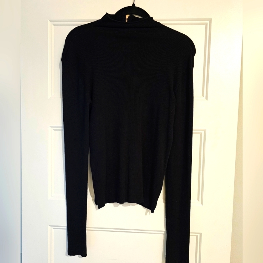 Zara Black Fitted Cardigan with sz medium - Picture 3 of 7